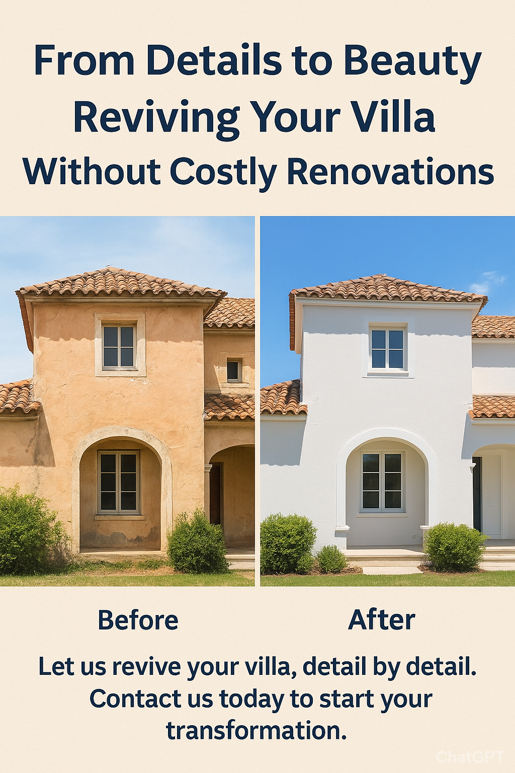 From Details to Beauty: Reviving Your Villa Without Costly Renovations